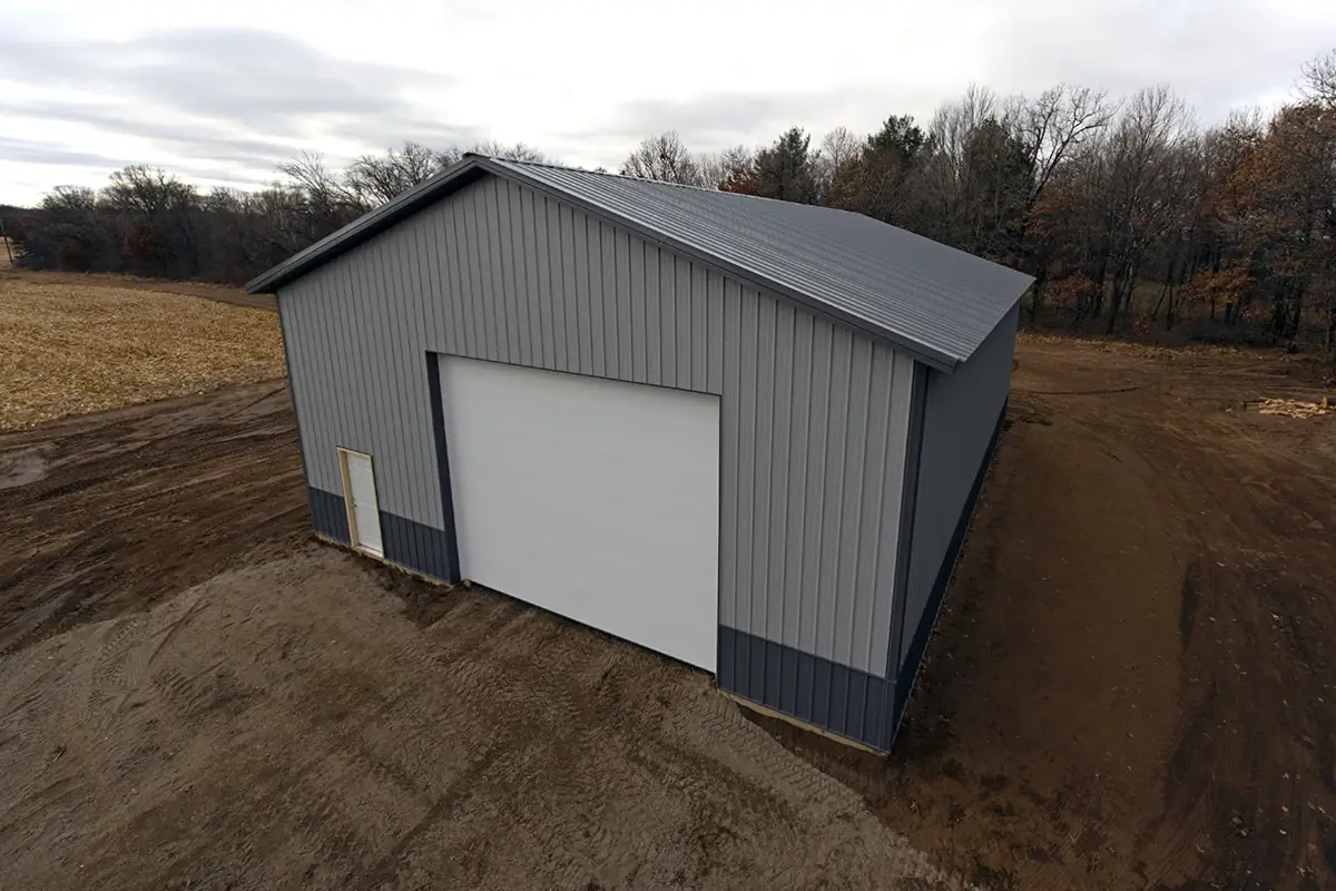 Detached Metal Garage And Workshop Build In Oak Grove, MN